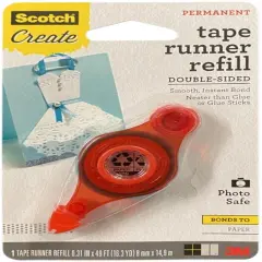 Scotch Adhesive Dot Roller Refill-.31"X49', For Use In 55