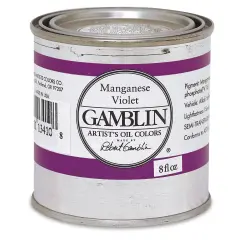 Gamblin Artist's Oil Color - Manganese Violet, 8 oz Can
