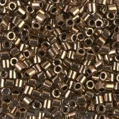 Miyuki Delica Bead 8/0, DBL0022, Metallic Dark Bronze