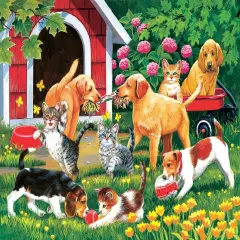 Sunsout Who's Winning 300 pc Jigsaw Puzzle 30444