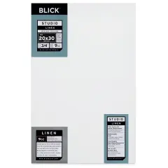 Blick Studio Linen Stretched Canvas - 20" x 30", Traditional 3/4" Profile