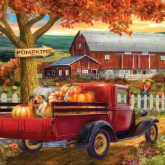 Sunsout Pumpkin Season 500 pc Halloween Jigsaw Puzzle 23042