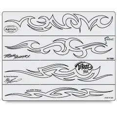 Iwata Artool Freehand Template - Set of 7, Tribal Master