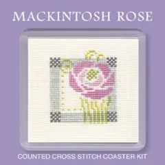 Textile Heritage Coaster Kit - Macintosh Rose Multicolor