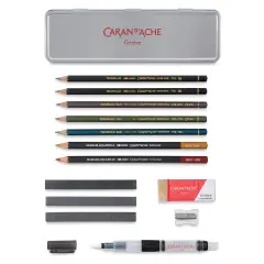 Caran d'Ache Graphite Line Multi-Techniques Water-Soluble Set