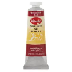 Utrecht Artists' Oil Paint - Quinacridone Red, 37 ml tube
