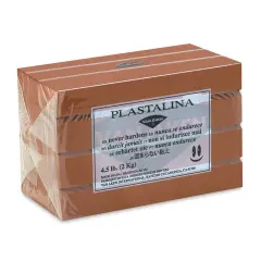 Van Aken Plastalina Modeling Clay - 4.5 lb, Brown