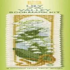 Textile Heritage Lily of The Valley Counted Cross Stitch Bookmark Kit Multicolor