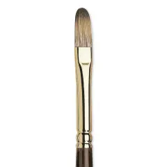 Winsor & Newton Monarch Mongoose Brush - Filbert, Long Handle, Size 6