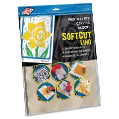 Essdee SoftCut Printmakers' Carving Blocks - 16-1/2" x 12", Pkg of 2