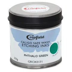Cranfield Caligo Safe Wash Etching Ink - Phthalo Green, 250 g Can