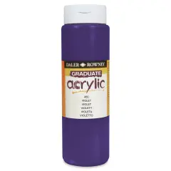 Daler-Rowney Graduate Acrylics - Violet, 500 ml bottle