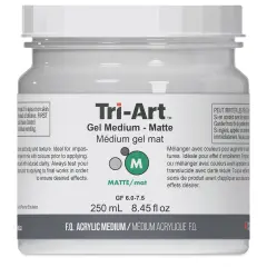 Tri-Art Acrylic Gel Medium - Matte, 250 ml