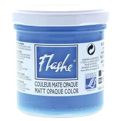 Lefranc & Bourgeois Flashe Vinyl Paint - Cobalt Blue Hue, 125 ml jar