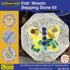 Milestones Mosaic Stepping Stone Kit-Kids