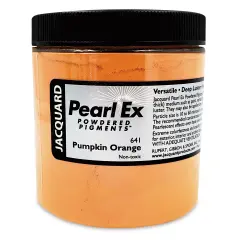 Jacquard Pearl-Ex Pigment - 4 oz, Pumpkin Orange, Jar