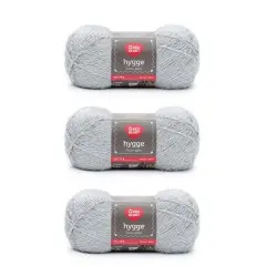 Red Heart Hygge Cloud Yarn - 3 Pack of 227g/8oz - Acrylic Nylon Blend - 5 Bulky - 212 Yards - Knitting/Crochet