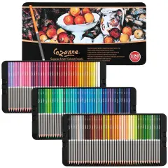 Creative Mark Cezanne Premium Colored Pencils MultiColor Set of 120 - Highly-Pigmented Drawing Pencils - Coloring Pencils for Drawing, Blending, Coloring, and More