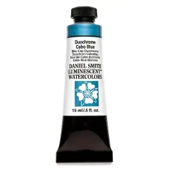 Daniel Smith Luminescent Watercolor - Duochrome Cabo Blue, 15 ml, Tube