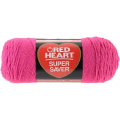 Multipack of 24 - Red Heart Super Saver Yarn-Shocking Pink