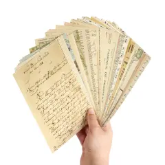 Paper Material Packs - 120 Pages of Vintage Style Reproduction Prints for Journaling