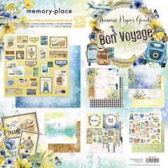 Bon Voyage 12x12 Collection Pack - Memory-Place