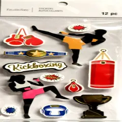 Recollections Kickboxing Dimensional Stickers
