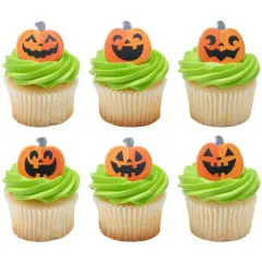Jack-O'-Lanterns Cupcake Rings, 12ct