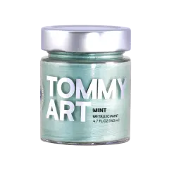 Tommy Art - Shine - Mint Metallic Paint 140ml