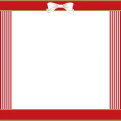 Great Papers! Red Ribbon Holiday Letterhead, Invitations and Announcements, Printer Friendly, 8.5"x11", 50 Pack