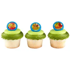 The Lion King Pride Rock Cupcake Rings, 12ct