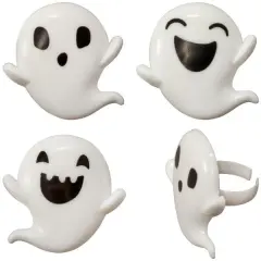 Ghosts Cupcake Rings, 12ct