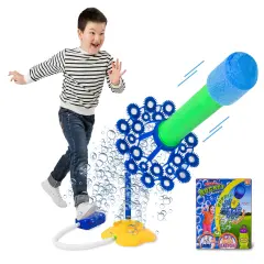 Rocket Launcher Bubbles Outdoor Toys For Kids - 8.5 Oz Bubble Solution Included- Bubble Toys For Summer Outdoor Fun, Outdoor Kids Party, Kids Gift