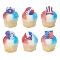 Summer Fun Cupcake Rings, 12ct