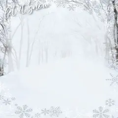 Great Papers! Let It Snow Holiday Letterhead, Invitations and Announcements, Printer Friendly, 8.5" x 11", 80 Pack