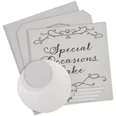 Stacked 2-Tier Round 6" & 10" Cake Structure Set