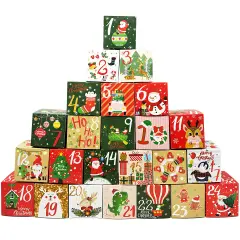 Wrapables Christmas Advent Calendar Countdown Gift Boxes