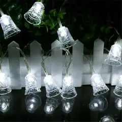 Kitcheniva 20 LED String Light Solar Garden Christmas Decoration Cold white