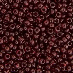 Miyuki 250g Luster Round Rocailles Seed Beads, 11/0 Garnet Gold #304