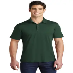 Men's Classic Polo T-Shirt &ndash; Premium Cotton, Tailored Fit, Breathable Fabric, Casual & Formal Wear, Short Sleeve Stylish Polo for Me Forest green
