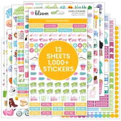 bloom daily planners Sticker Value Pack, Classic