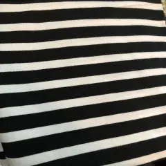 Black with thin white Stripe