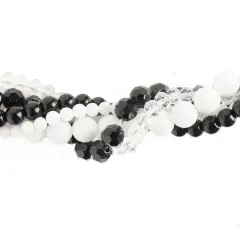 Crystal Lane DIY Tuberose Twisted Glass & Pearls Beads, 5 Strands