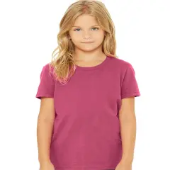 BELLA + CANVAS&reg; Youth Jersey Crewneck Short Sleeve Tee - 3001Y Berry