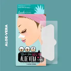 LOOK ATME Nose Pore Strips, 5 Strips (2 Types) ALOE VERA