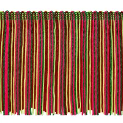 10 Yards of 4" Multicolor Chainette Fringe Trim | 10 yard cut Fiesta