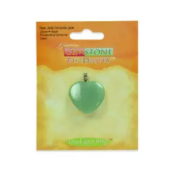 6 Packs of New Jade Heart Pendant
