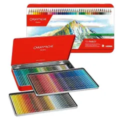 Caran D'Ache Color Pencil Set - Pablo Water-Resistant Colored Pencil Set of 120 Assorted Colors