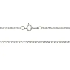 JewelrySupply Rope Chain 18" 1mm Sterling Silver