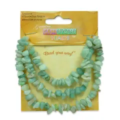 6 Packs of Amazonite Chips 16" Strand